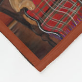 Airedale Terrier Fleecedecke (Ecke)