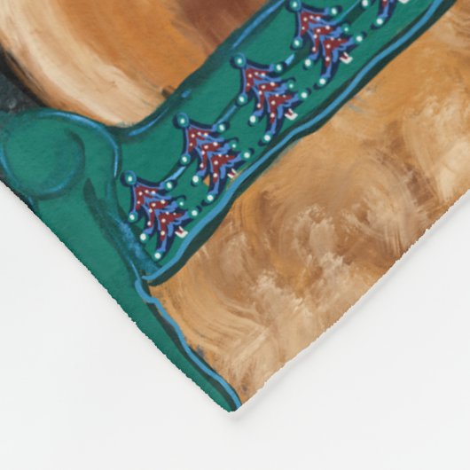 Airedale Terrier Fleecedecke (Ecke)