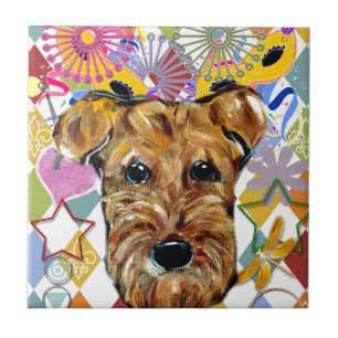 AIREDALE TERRIER FLIESE