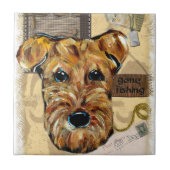 AIREDALE TERRIER FLIESE (Vorderseite)