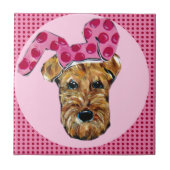 AIREDALE TERRIER FLIESE (Vorderseite)