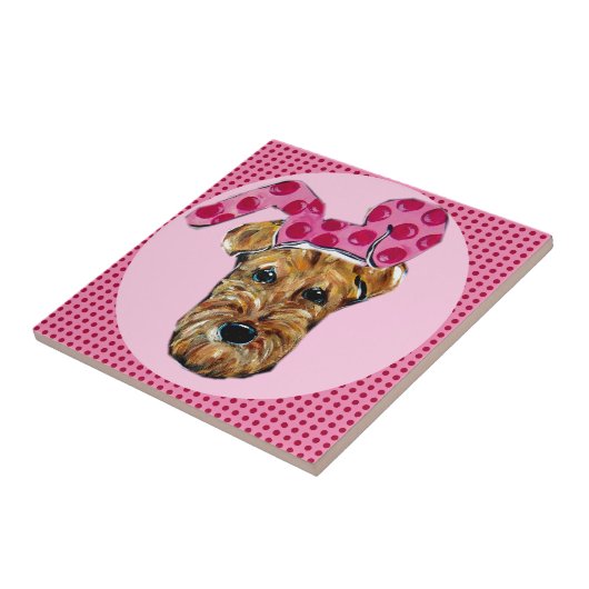 AIREDALE TERRIER FLIESE (Seite)