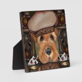 AIREDALE TERRIER FOTOPLATTE (Vorderseite)