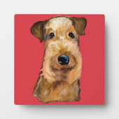 AIREDALE TERRIER FOTOPLATTE (Vorderseite)