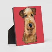 AIREDALE TERRIER FOTOPLATTE (Vorderseite)