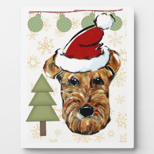 AIREDALE TERRIER FOTOPLATTE (Vorderseite)