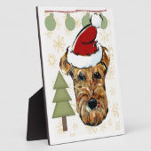 AIREDALE TERRIER FOTOPLATTE (Seite)