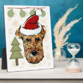 AIREDALE TERRIER FOTOPLATTE (Seite)