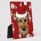 AIREDALE TERRIER FOTOPLATTE (Seite)