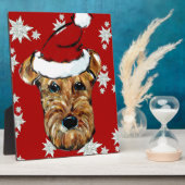 AIREDALE TERRIER FOTOPLATTE (Seite)