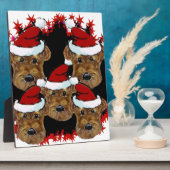 AIREDALE TERRIER FOTOPLATTE (Seite)