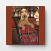 Airedale Terrier Fotoplatte (Vorderseite)