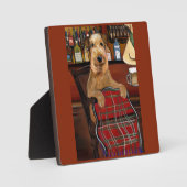 Airedale Terrier Fotoplatte (Vorderseite)