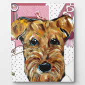 AIREDALE TERRIER FOTOPLATTE (Vorderseite)