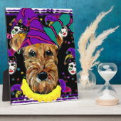 AIREDALE TERRIER FOTOPLATTE (Seite)