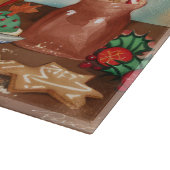 Airedale Terrier Frische Pasta machen Schneidebrett (Ecke)