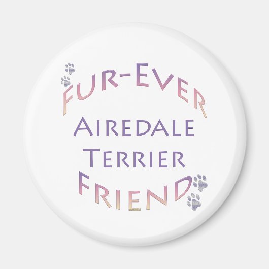 Airedale Terrier Furever Magnet (Vorne)