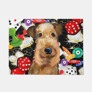 AIREDALE TERRIER        FUßMATTE