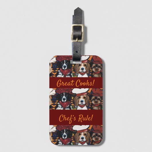 Airedale Terrier Gepäckanhänger (Vorderseite Vertikal)