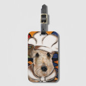 AIREDALE TERRIER GEPÄCKANHÄNGER (Vorderseite Vertikal)