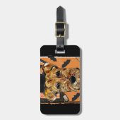 AIREDALE TERRIER GEPÄCKANHÄNGER (Vorderseite vertikal)