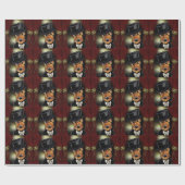 AIREDALE TERRIER GESCHENKPAPIER (Flach)