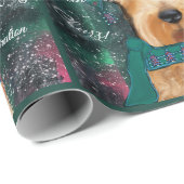 Airedale Terrier Geschenkpapier (Rolleneckpunkt)