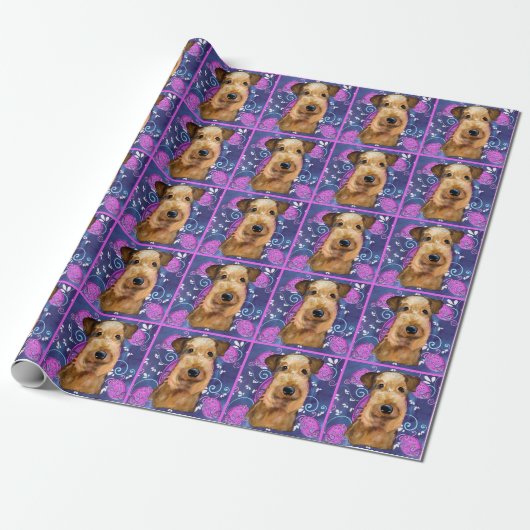 Airedale Terrier Geschenkpapier (Ungerollt)