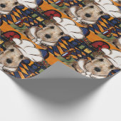 Airedale Terrier Geschenkpapier (Ecke)