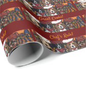 Airedale Terrier Geschenkpapier (Rolleneckpunkt)