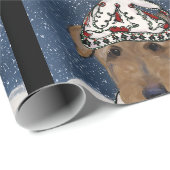 AIREDALE TERRIER GESCHENKPAPIER (Rolleneckpunkt)