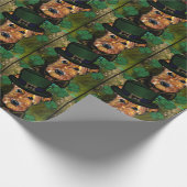 AIREDALE TERRIER GESCHENKPAPIER (Ecke)