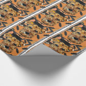 AIREDALE TERRIER GESCHENKPAPIER (Ecke)
