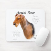 Airedale Terrier Geschichte Mousepad (Mit Mouse)