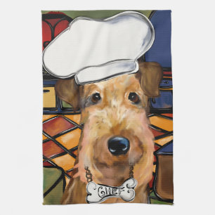 Airedale Terrier Geschirrtuch