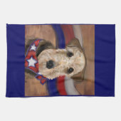 AIREDALE TERRIER GESCHIRRTUCH (Horizontal)