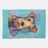 Airedale Terrier Geschirrtuch (Horizontal)