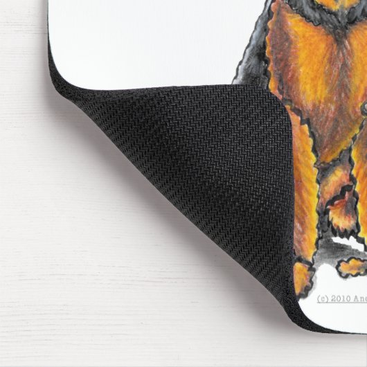 Airedale Terrier Giro del Malcantone Mousepad (Ecke)