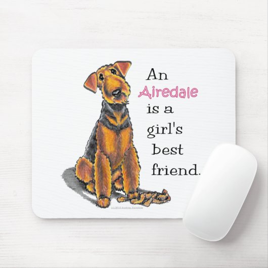 Airedale Terrier Giro del Malcantone Mousepad (Mit Mouse)