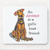 Airedale Terrier Giro del Malcantone Mousepad (Vorne)