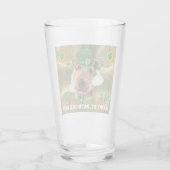 Airedale Terrier Gold Happy St Patricks Day Glass Glas (Rückseite)