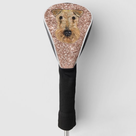 AIREDALE TERRIER GOLF HEADCOVER (Vorderseite)