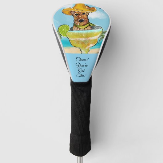 AIREDALE TERRIER GOLF HEADCOVER (Vorderseite)