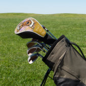 AIREDALE TERRIER GOLF HEADCOVER (In SItu)