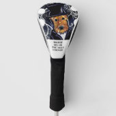 AIREDALE TERRIER GOLF HEADCOVER (Vorderseite)
