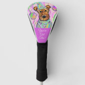 AIREDALE TERRIER GOLF HEADCOVER (Vorderseite)