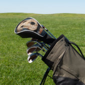 AIREDALE TERRIER GOLF HEADCOVER (In SItu)