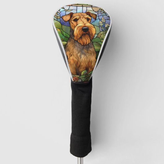 Airedale Terrier Golf Headcover (Vorderseite)