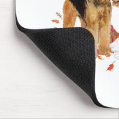 Airedale Terrier Halloween Mousepad (Ecke)