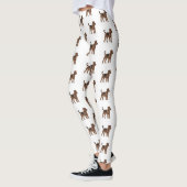 Airedale Terrier Hund Cartoon Illustration Leggings (Links)